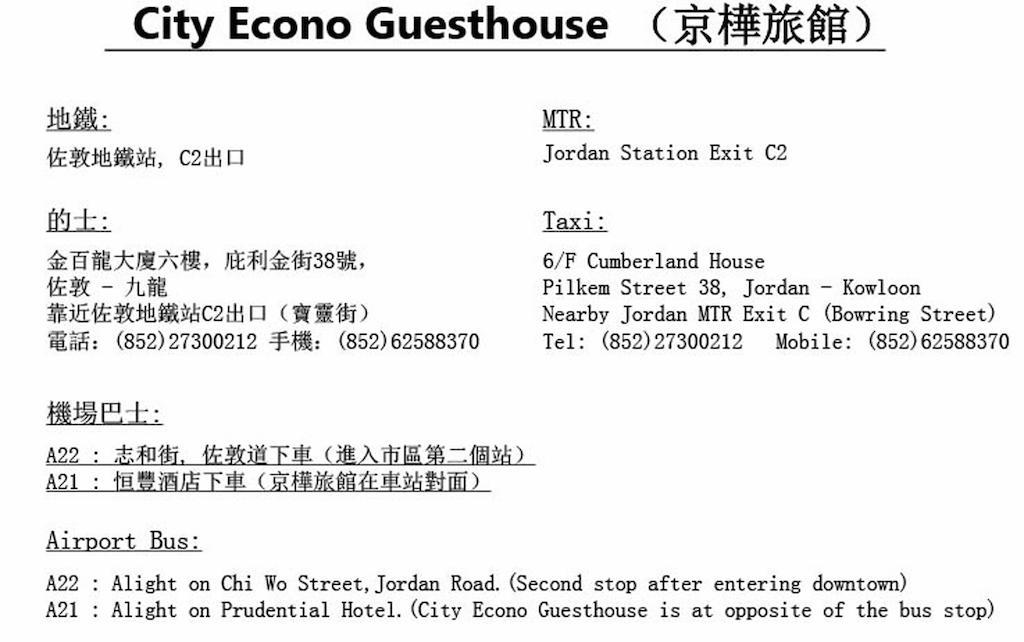 City Econo Guest house